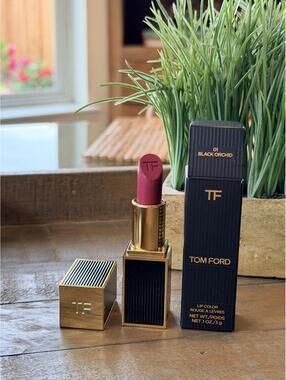 Authentic Tom Ford Lip Color Matte Lipstick 01 Black Orchid 3g Discontinued RARE